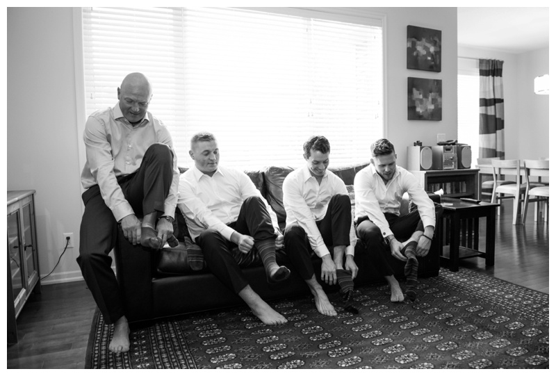 Groom Prep Wedding Photo Calgary