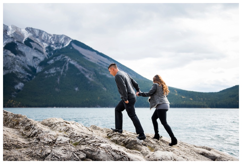 Lake Minniwanka Maternity Photos