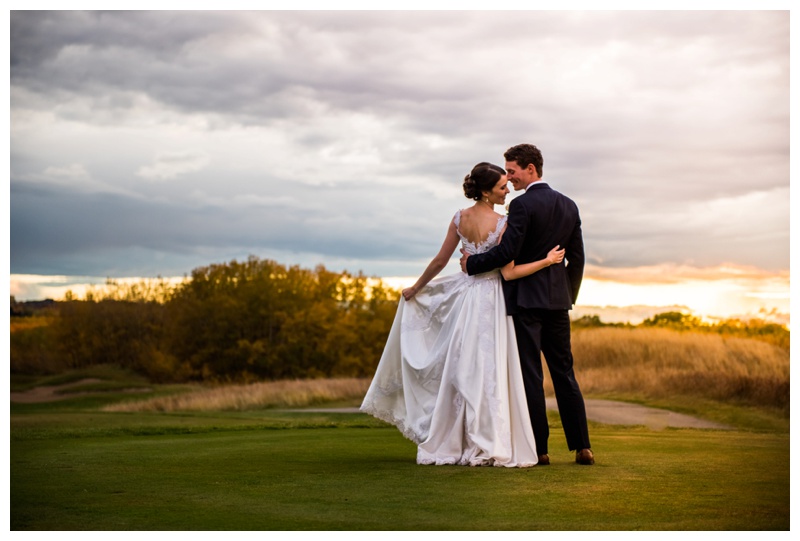 Sunset Wedding Photography - Calgary Wedding Photography