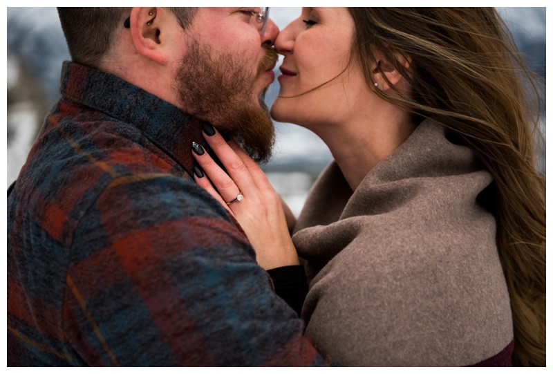 Goat Creek Trail Engagement Photos Canmore