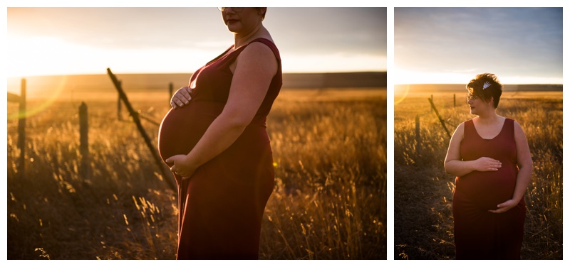 Fall Maternity Photography Cochrane