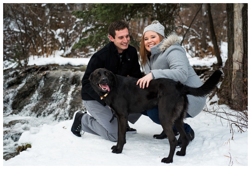 Winter Couple Photos Calgary Alberta