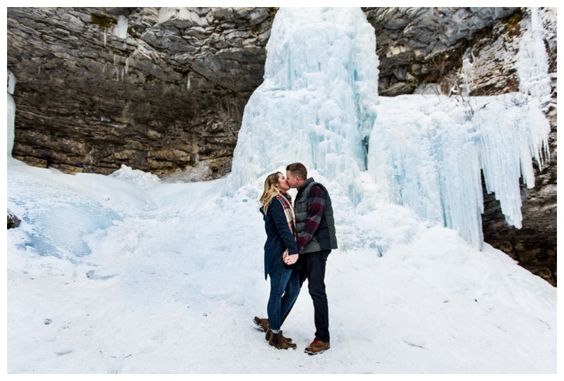 Engagement Photos - Troll Falls Kananaskis