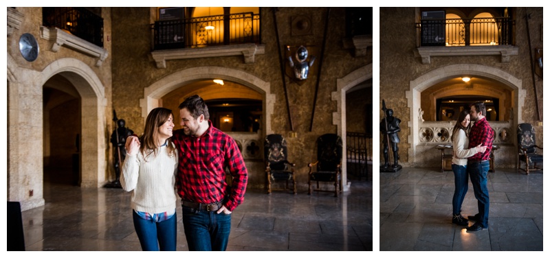 Banff Springs Hotel Engagement Photography