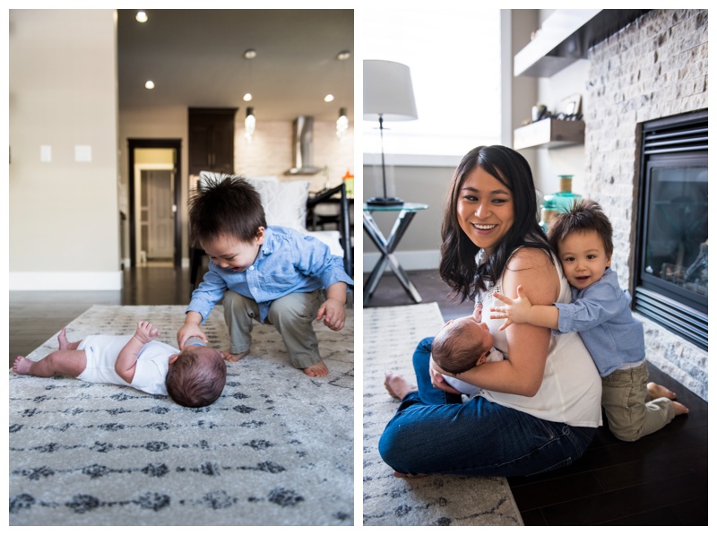 Lifestyle Newborn Photography Chestermere