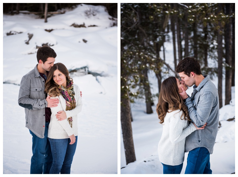 Banff Engagement Photos - Lake Minniwanka