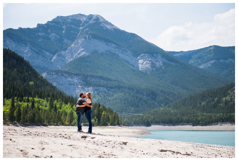 Barrier Lake Engagement Session - Canmore Photographer