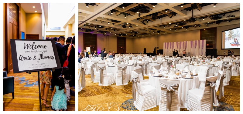 Calgary Hyatt Downtown Wedding Reception