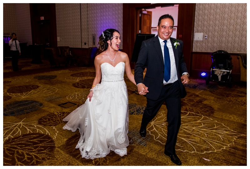 Calgary Hyatt Hotel Wedding Reception