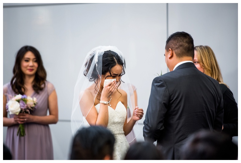 Calgary Wedding Ceremony Photos - Calgary Brookfield Place