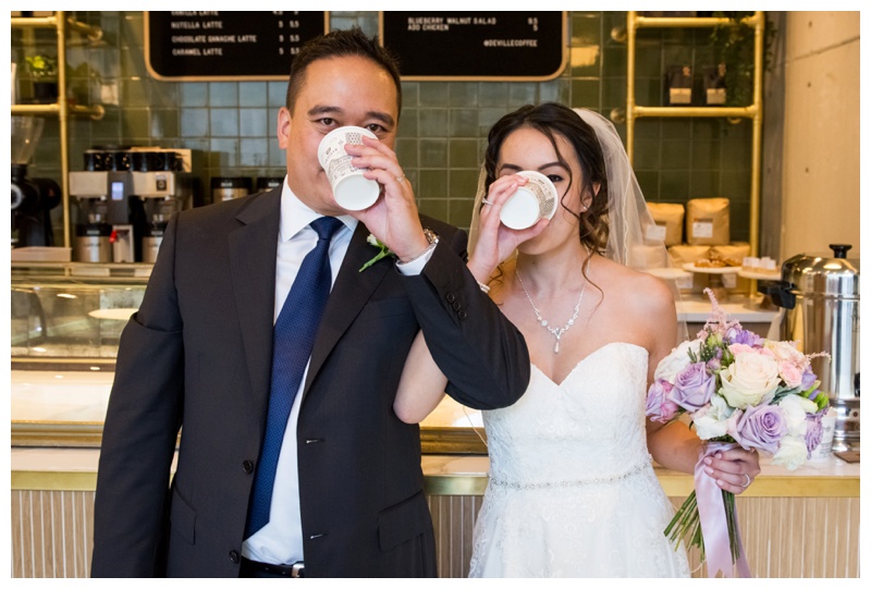 Deville Coffee Wedding Photography Calgary