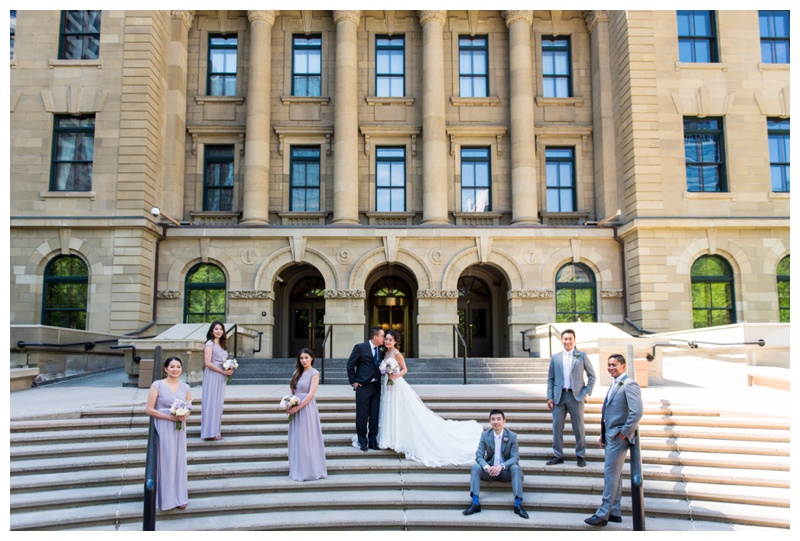 Downtown Wedding Photography - Calgary Wedding Photographer