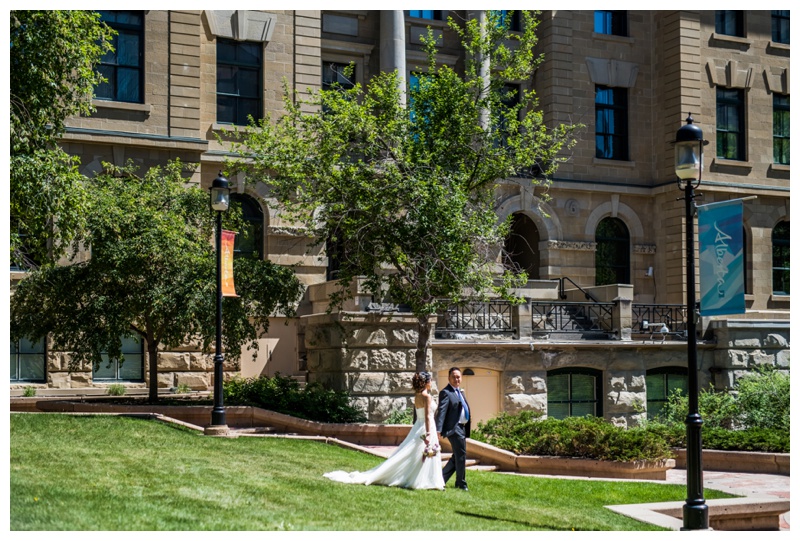 Urban Calgary Wedding Photos