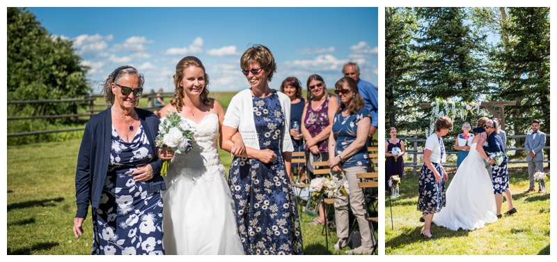 Acreage Wedding Ceremony Calgary