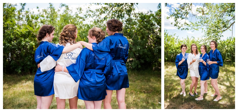 Bridesmaid Getting Ready Images Calgary