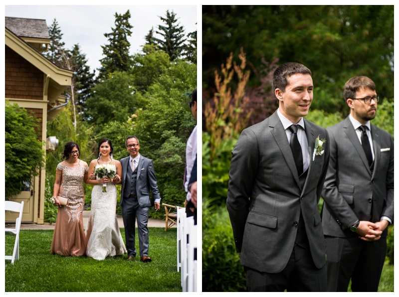 Calgary Wedding Ceremony - Reader Rock Garden