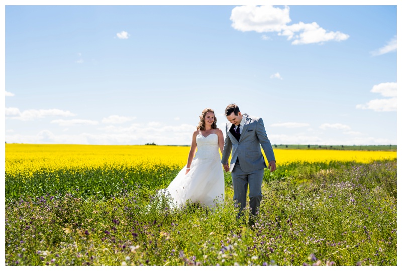 Farm Wedding - Calgary Alberta