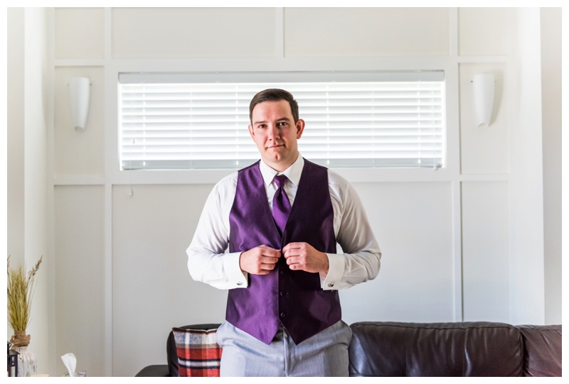 Groom Prep Wedding Photos - Chestermere