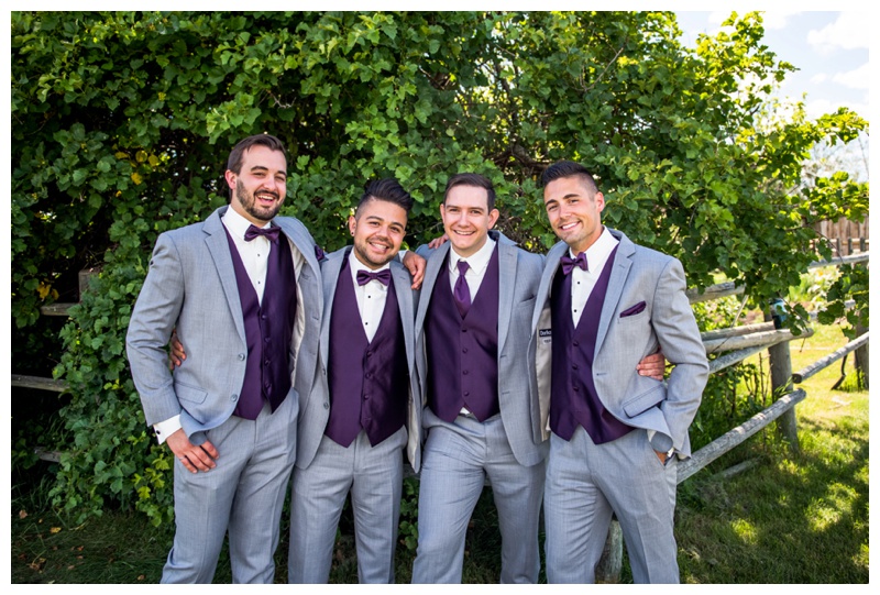 Groomsmen Wedding Photos Calgary