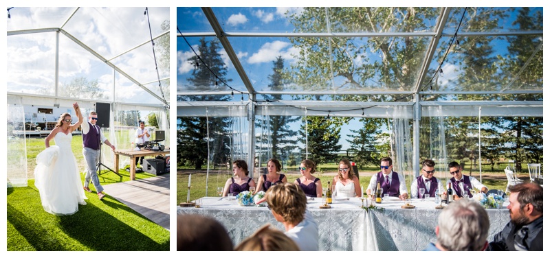 Wedding Reception Photos - Calgary Farm Wedding