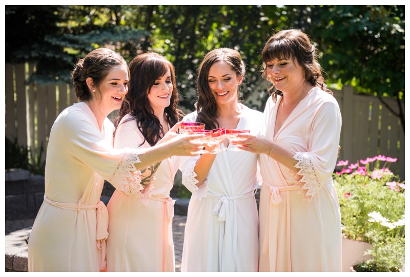 Bridesmaid Photography - Bridal Prep Wedding Photography Calgary