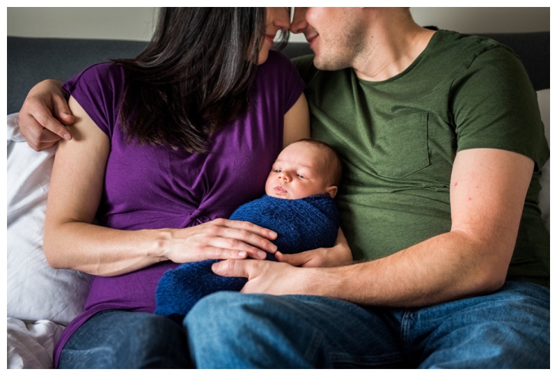 Calgary Lifestyle In Home Newborn Session