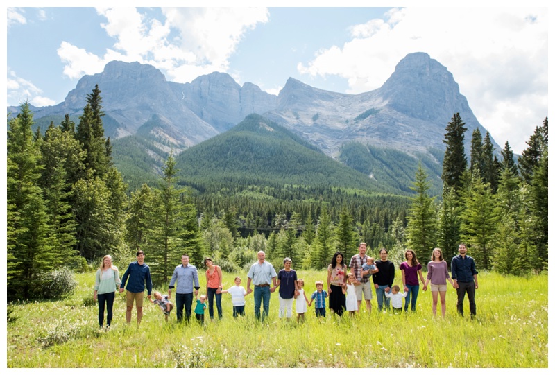 Canmore Extended Family Photography