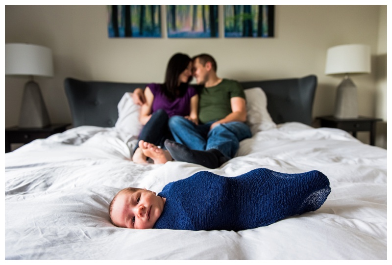 Lifestyle In Home Newborn Session Calgary Alberta