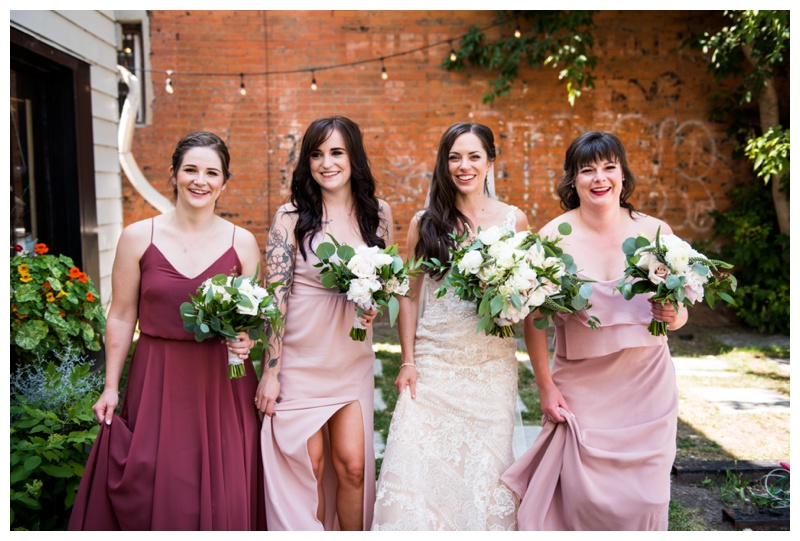 Wedding Party Photography Calgary - Bridesmaid Photos