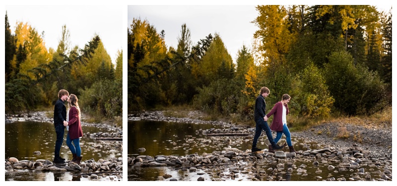 Autumn Engagement Photos Calgary