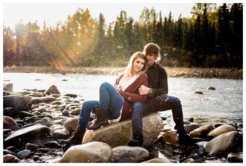 Bragg Creek Autumn Engagement Photography