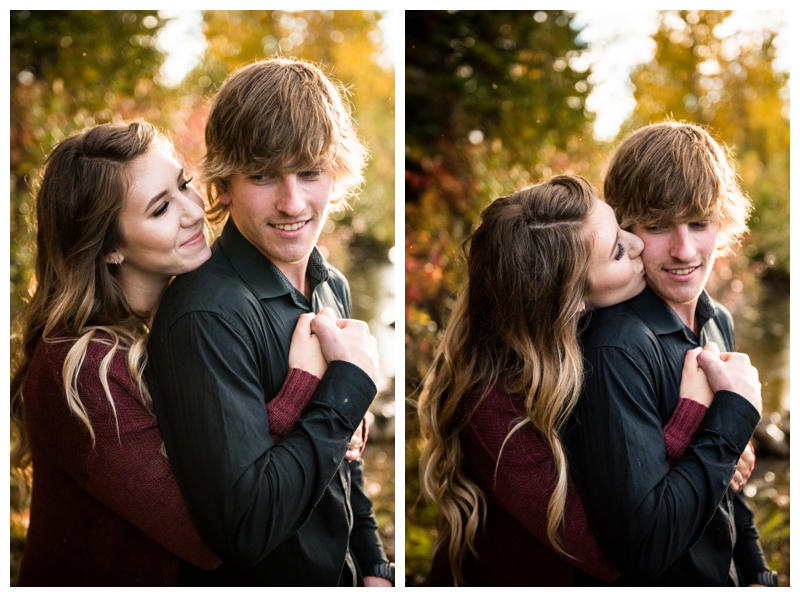 Bragg Creek Autumn Engagement Photos