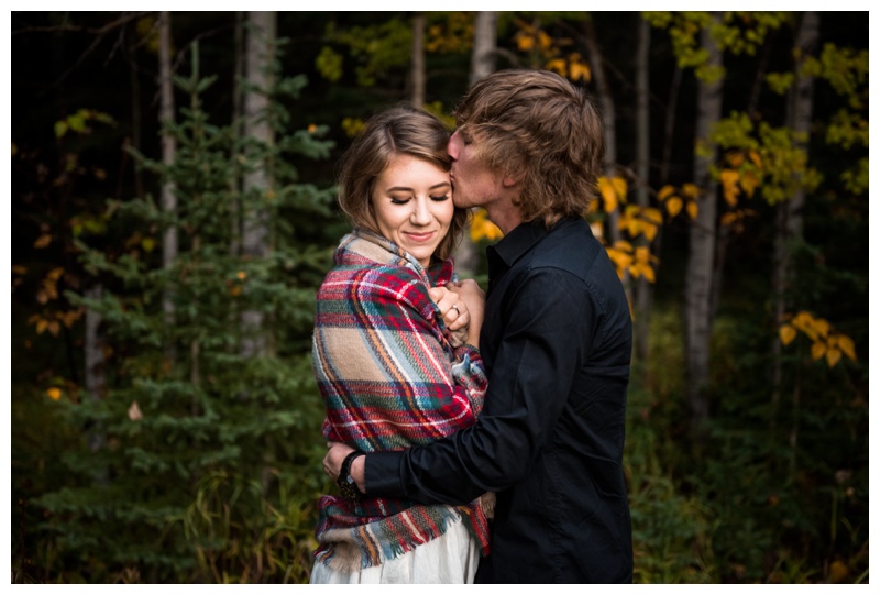 Fall Bragg Creek Engagement Photos