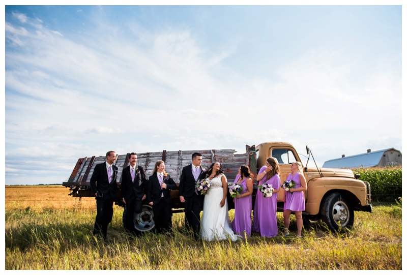 Farm Wedding Party Photography - Willow Lane Barn