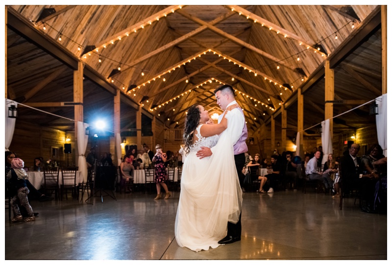 First Dance Wedding Photos - Willow Lane Barn