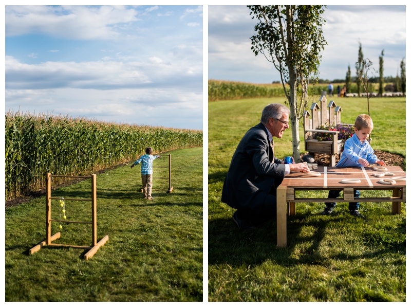 Lawn Games at Wedding - Willow Lane Barn