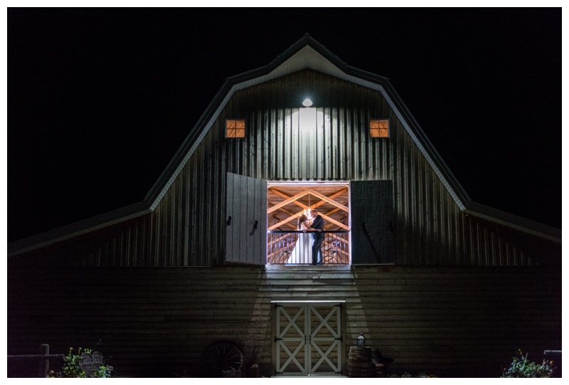 Night Wedding Photography - Willow Lane Barn