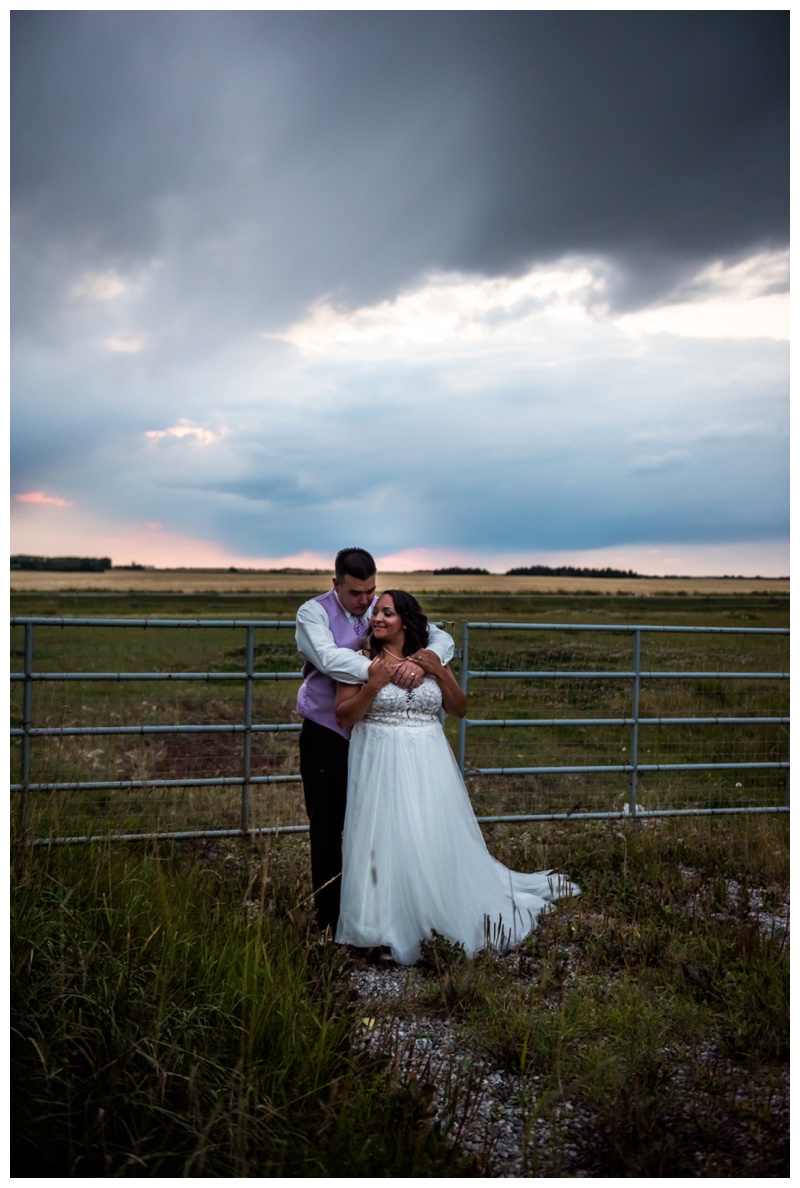 Sunset Wedding Photography - Willow Lane Barn