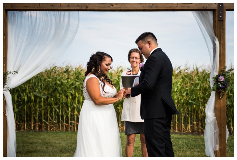 Wedding Ceremony Photography Willow Lane Barn