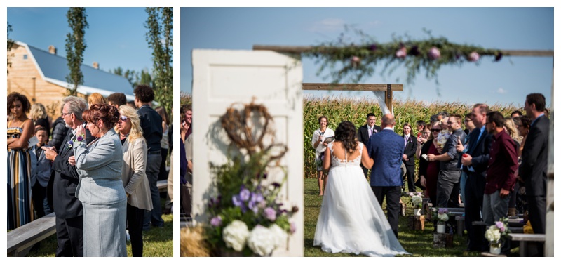 Wedding Ceremony Photography - Willow Lane Barn