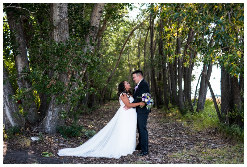 Willow Lane Barn Olds Alberta - Bride & Groom