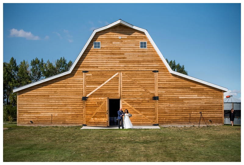 Willow Lane Barn Wedding Ceremony - Olds Alberta