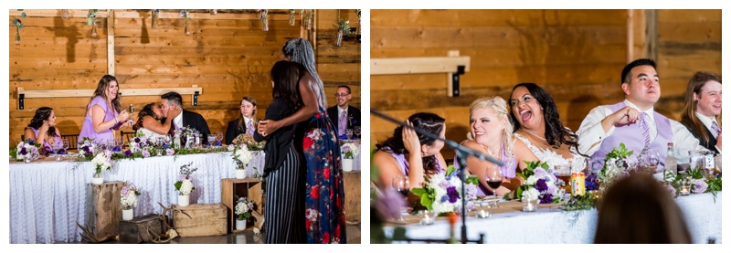 Willow Lane Barn Wedding Reception