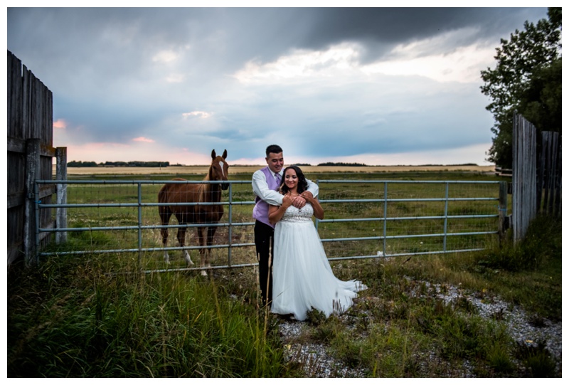 Willow Lane Barn Wedding - Sunset Wedding Photos