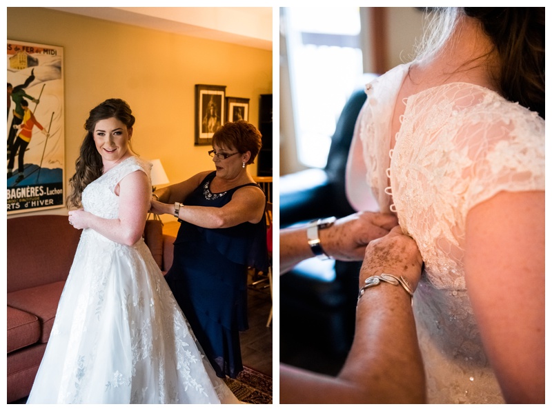 Bridal Prep Wedding Photography - Canmore Alberta