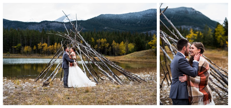 Canmore Mountain Wedding - Middle Lake Alberta