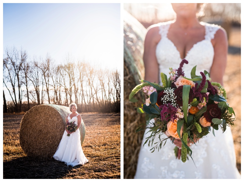 Bridal Portraits - Willow Lane Barn Olds Alberta