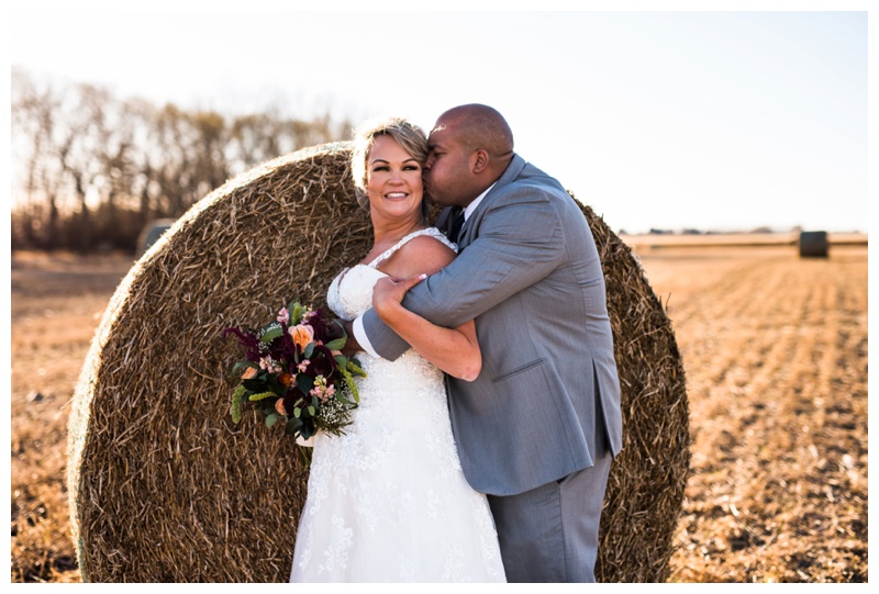 Bride & Groom Portraits - Farm Wedding Willow Lane Barn