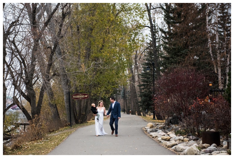 Calgary Princes Island Park Wedding