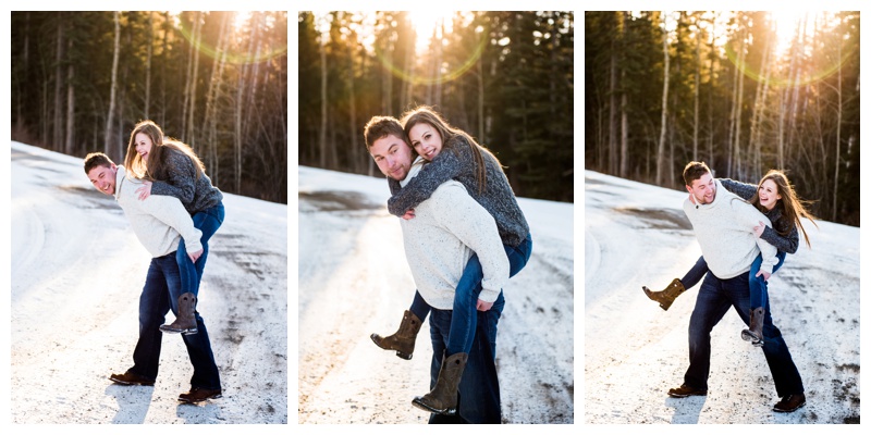 Calgary Winter Engagement Photography